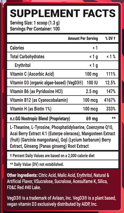 CaseOh's Nuclear Bombsicle Caffeine Free - 100 Servings View Supplement Facts