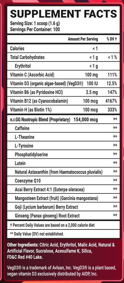 CaseOh's Nuclear Bombsicle - 100 Servings View Supplement Facts