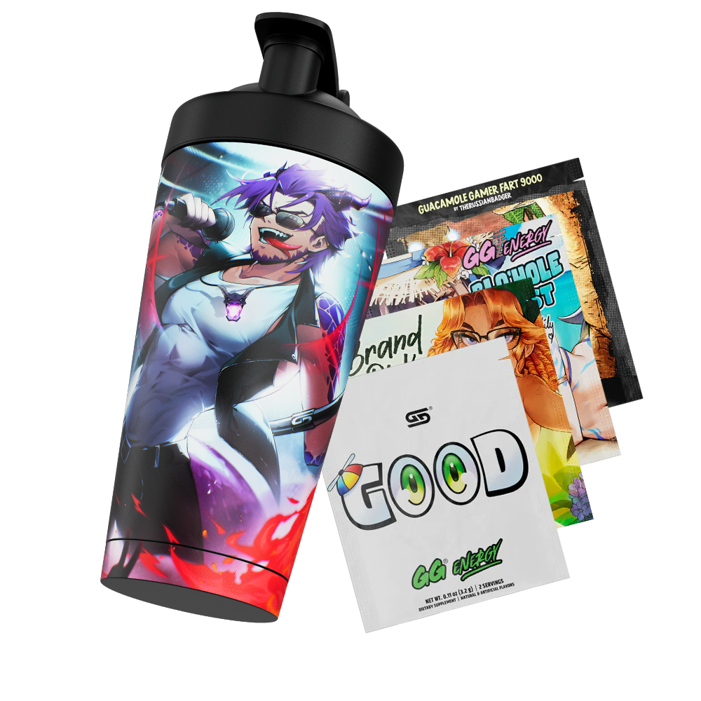 Waifu Cups x Dooley Noted: Ashen Metal Shaker - Gamer Supps