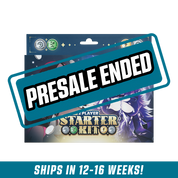 Two anime-style female characters, one with white hair and dark hood, the other with purple hair and bunny ears.