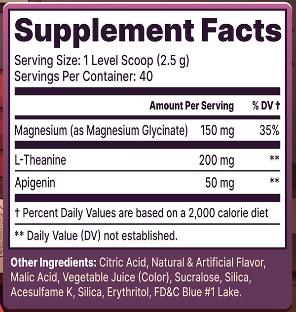 AFK: After Hours - 40 Servings View Supplement Facts