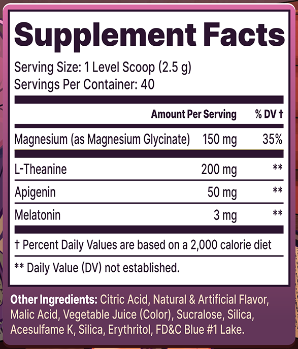 AFK+ (with Melatonin): After Hours - 40 Servings View Supplement Facts