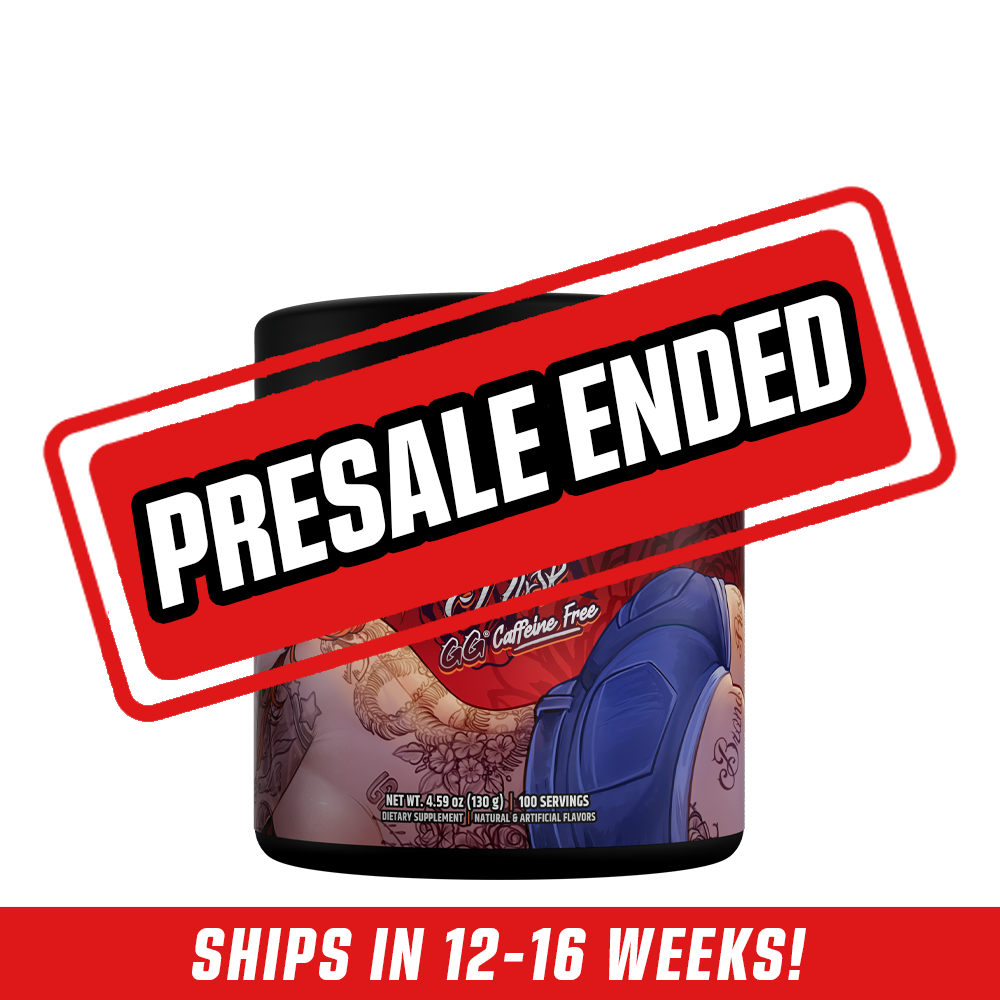 Black container with colorful tattooed woman illustration and "Brand Risk" text on the label