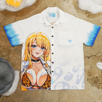 Daisy Detailing: Button-Up Shirt - M