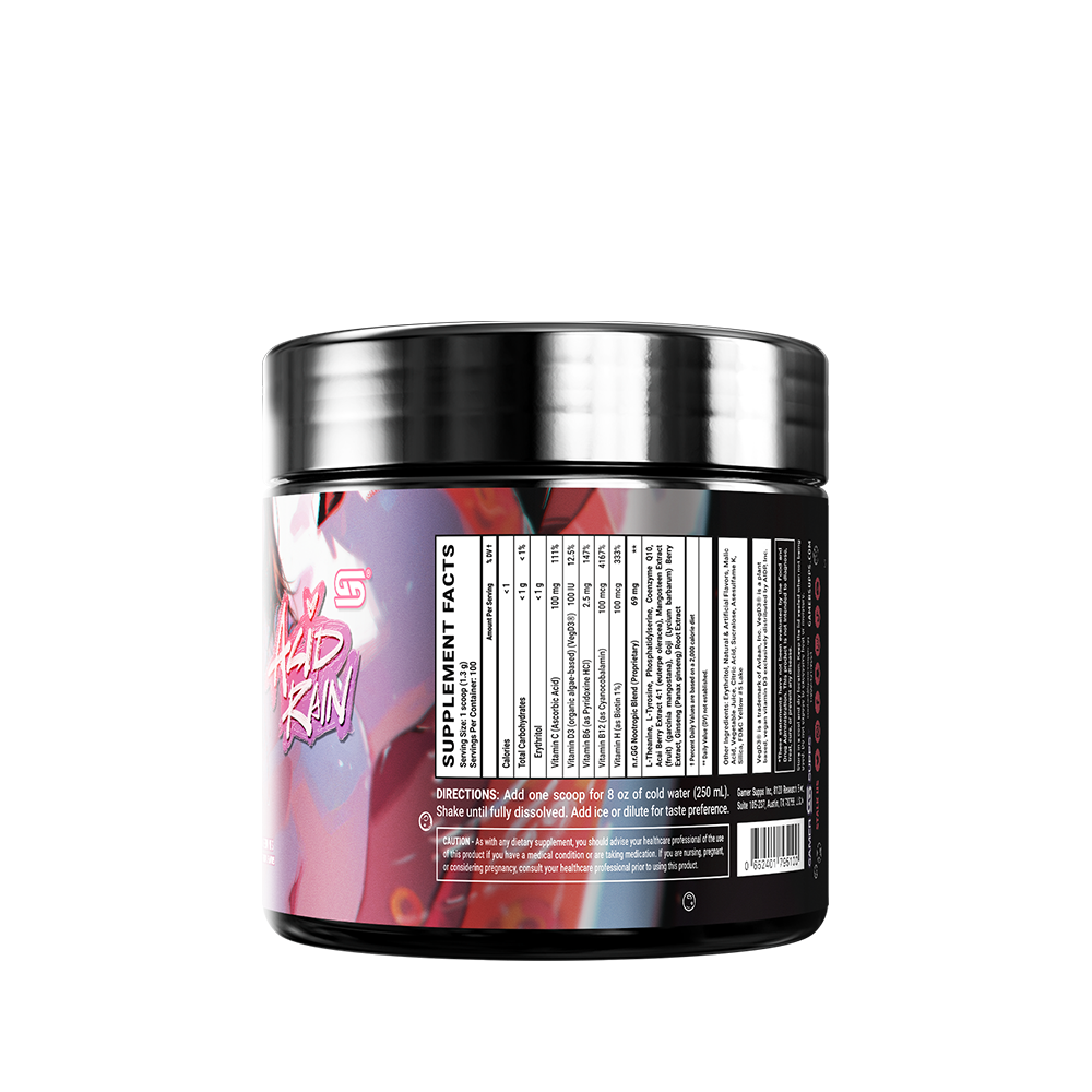 Acid Rain GG by Rainhoe Caffeine Free - 100 Servings - Gamer Supps