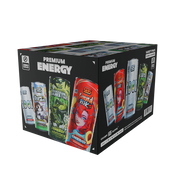 PARTNER ORDERS Sugar Free Premium Energy - Variety Pack (12 Cans) - Gamer Supps
