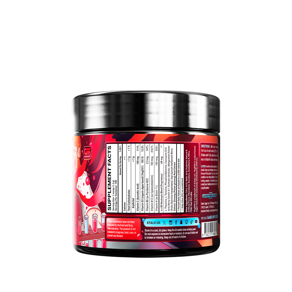 CaseOh's Nuclear Bombsicle Caffeine Free - 100 Servings - Gamer Supps