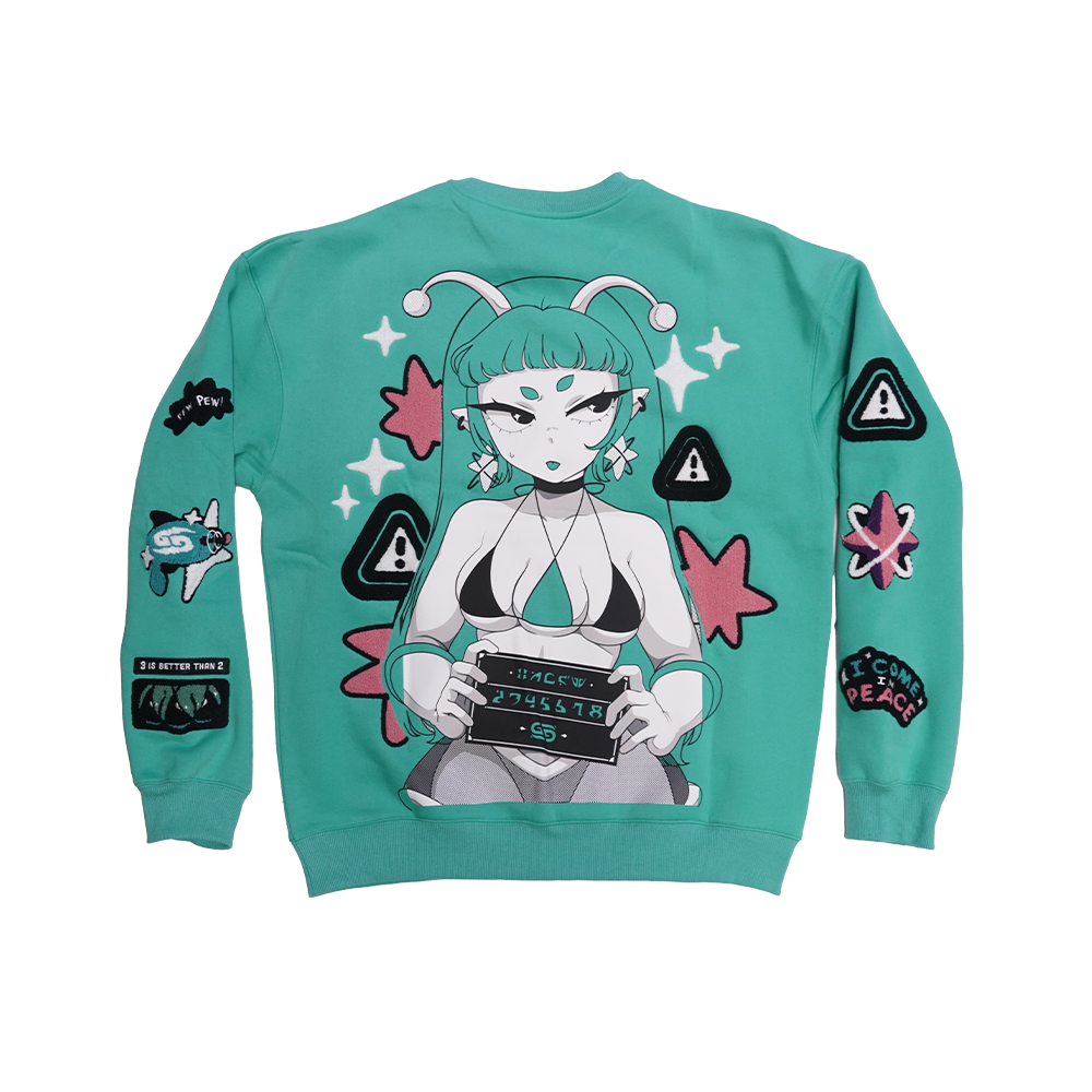 "I Come in Peace" Crewneck - Gamer Supps