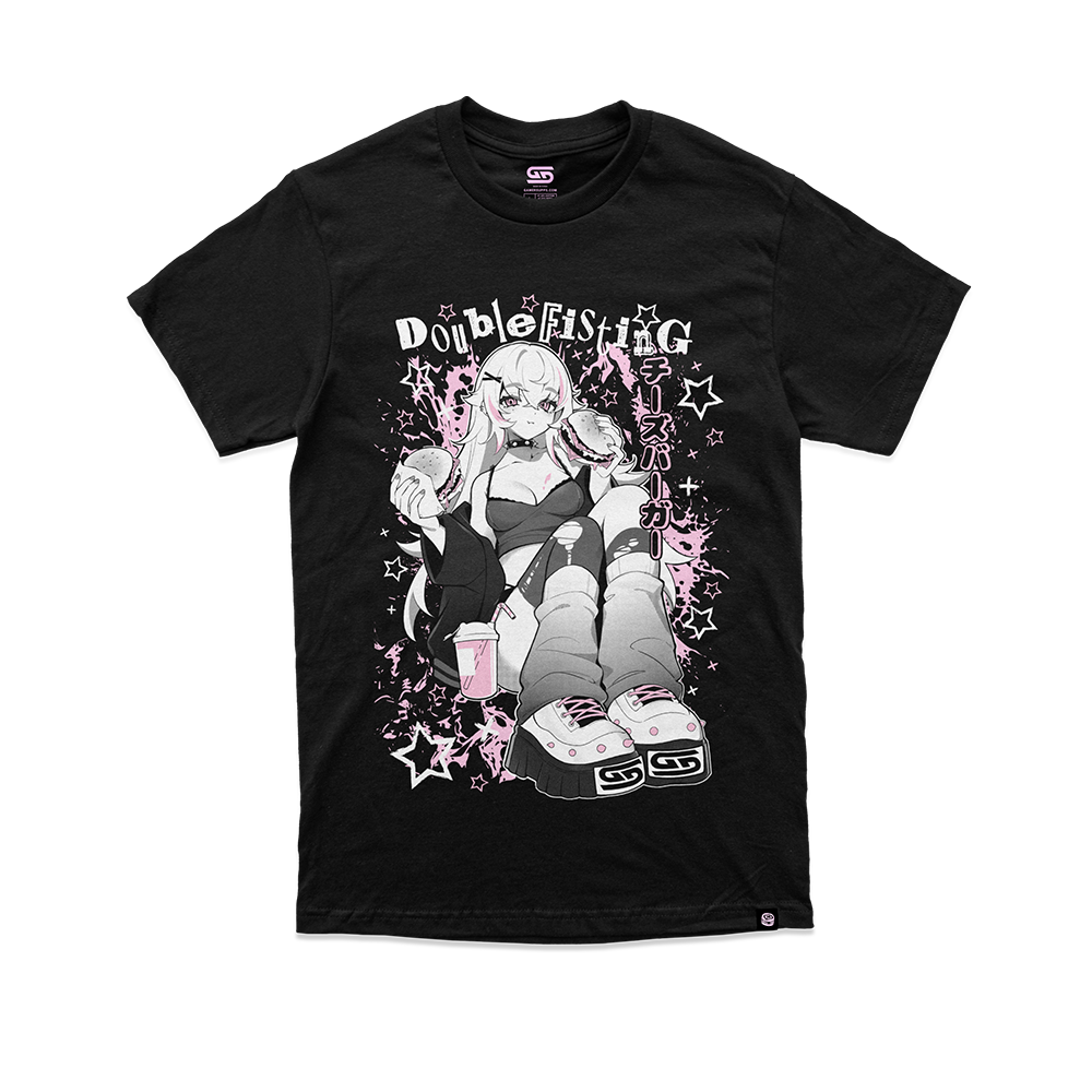 Waifu Shirt: Double Fisting - Gamer Supps