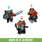 PIXEL CUPS x Emongg: Acrylic Keychain Set - Gamer Supps