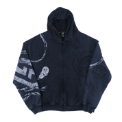 Holy Sheet: BOO! Distressed Zip-Up Hoodie - Gamer Supps