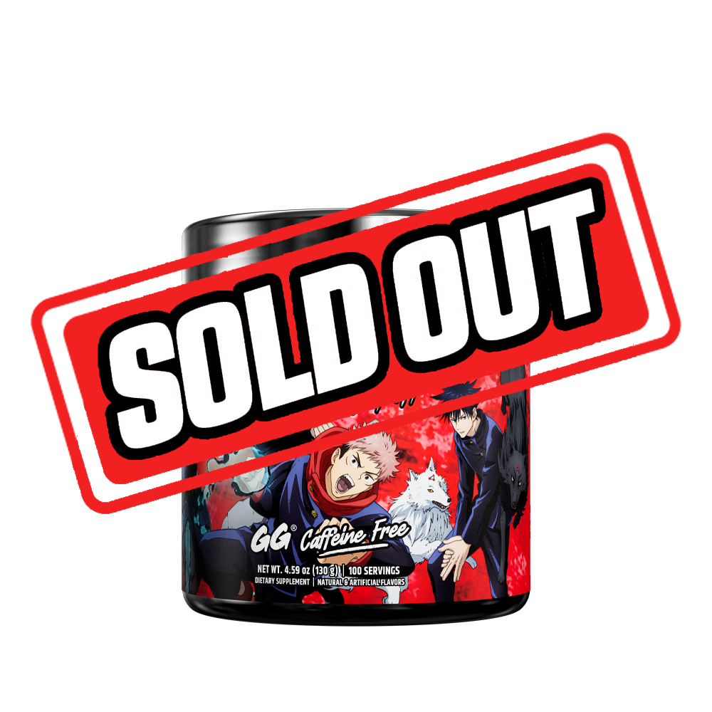 Jujutsu Kaisen Cursed Energy Caffeine Free - 100 Servings - Gamer Supps