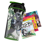Waifu Cups x Space Invader Juniper: All Over Print Shaker - Gamer Supps