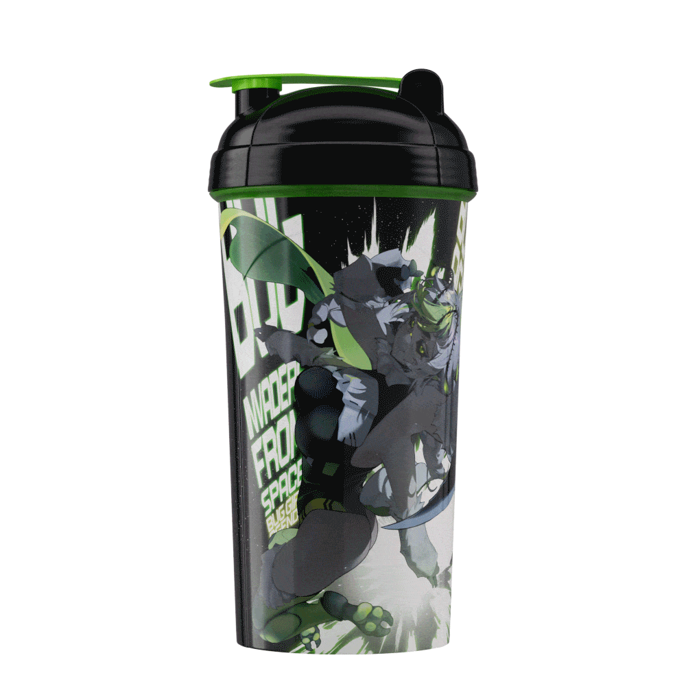 Waifu Cups x Space Invader Juniper: All Over Print Shaker - Gamer Supps