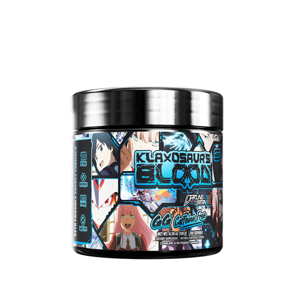 Klaxosaur's Blood by DARLING in the FRANXX Caffeine Free - 100 Servings - Gamer Supps