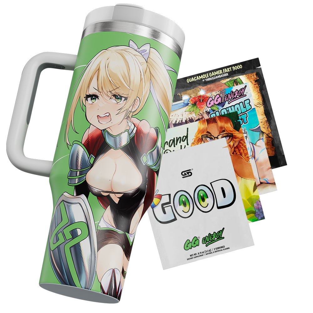 Metal Waifu Tumbler: Knight - Gamer Supps