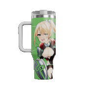 Metal Waifu Tumbler: Knight - Gamer Supps