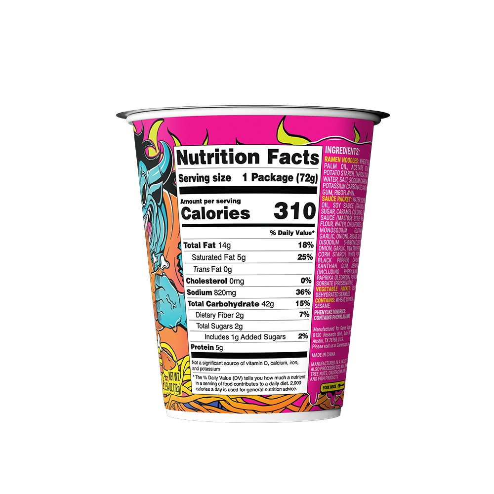 Gamer Soups Instant Noodles - Creator Variety Pack (12 Cup Box) - Gamer Supps