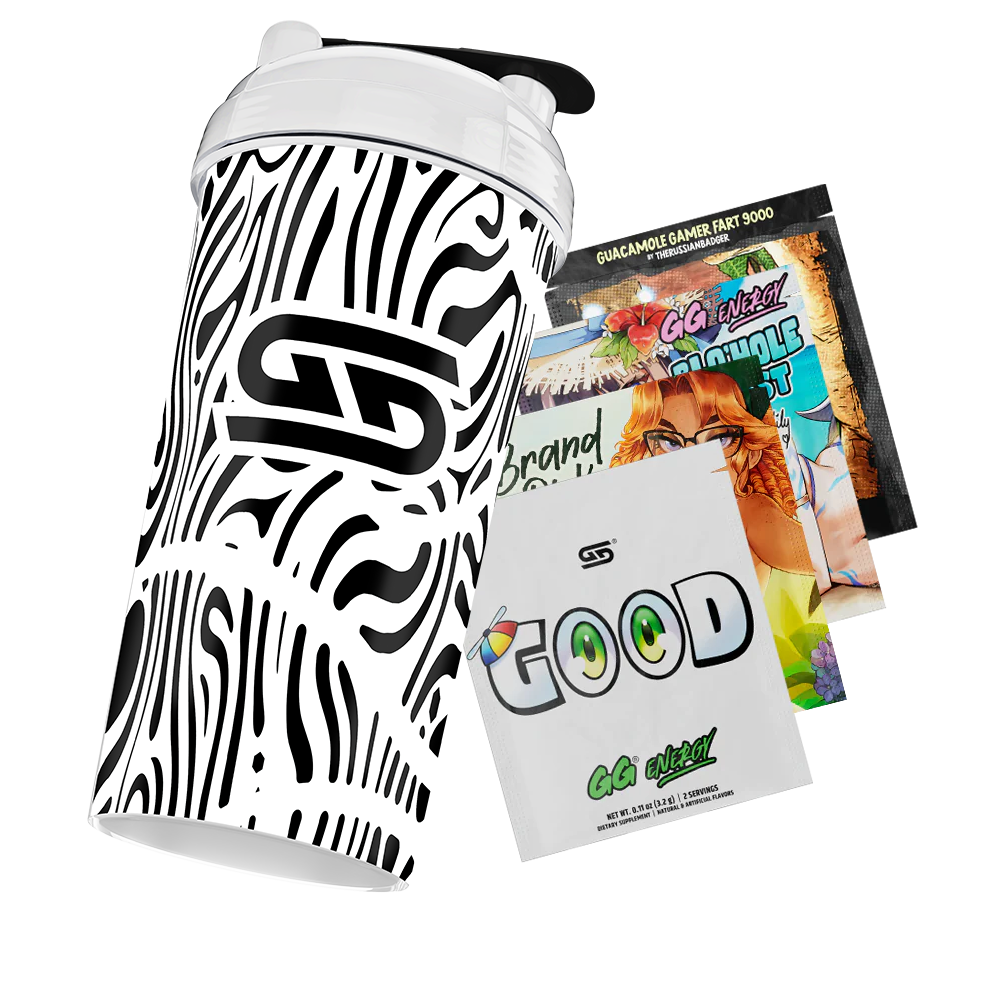 24oz All Over Print Shaker - Zebruh - Gamer Supps
