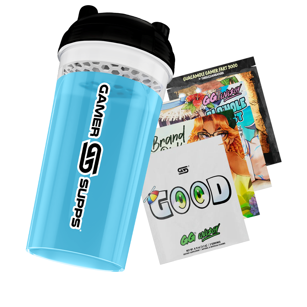 24oz Gamer Supps Shaker Clear - 2 - Gamer Supps