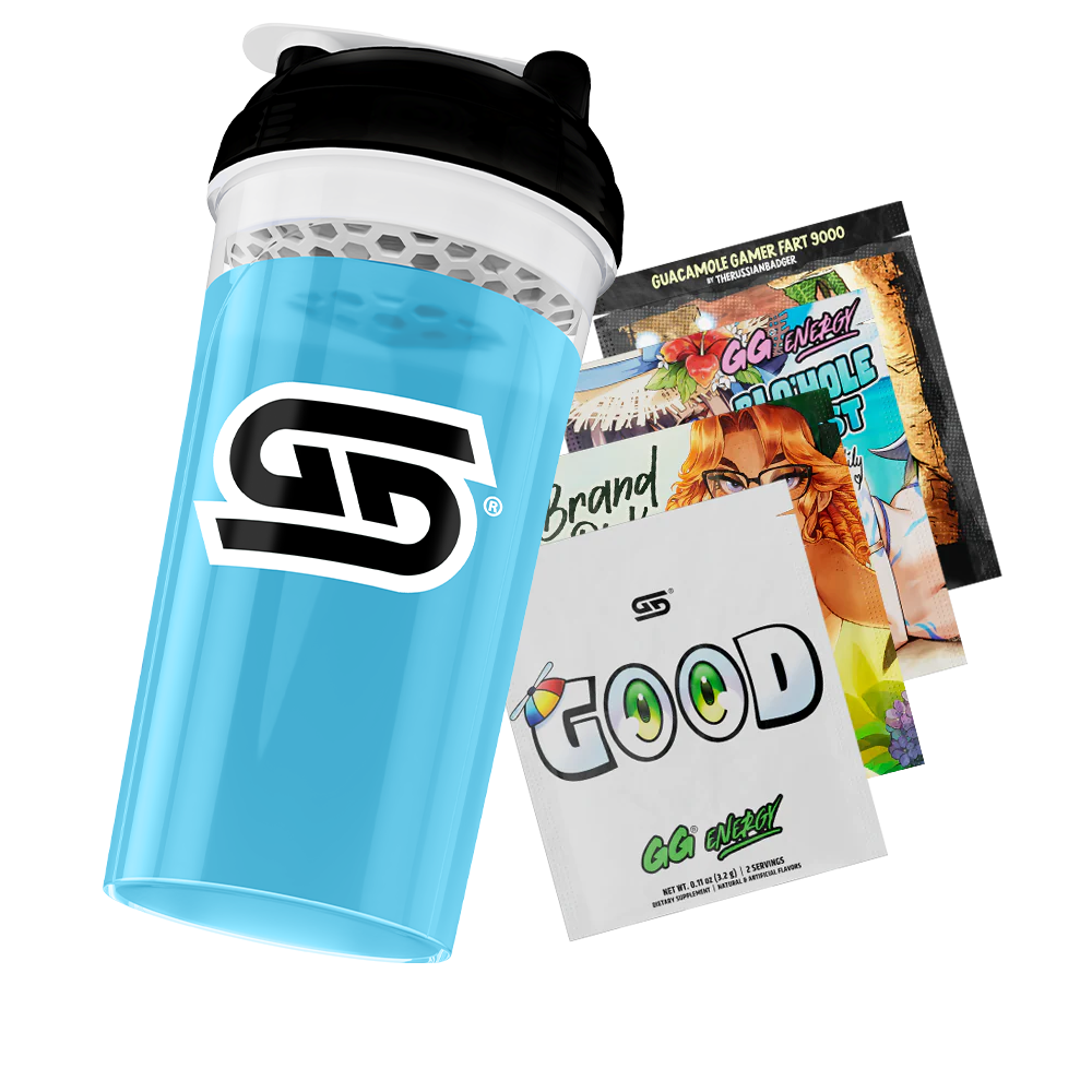 24oz Gamer Supps Shaker Clear - 2 - Gamer Supps