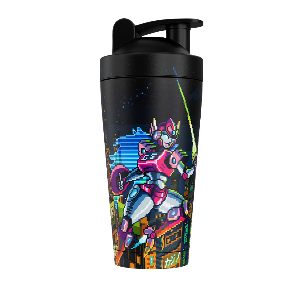 PIXEL CUPS: Specific Rim Metal Shaker - Gamer Supps