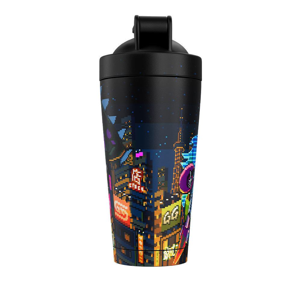 PIXEL CUPS: Specific Rim Metal Shaker - Gamer Supps