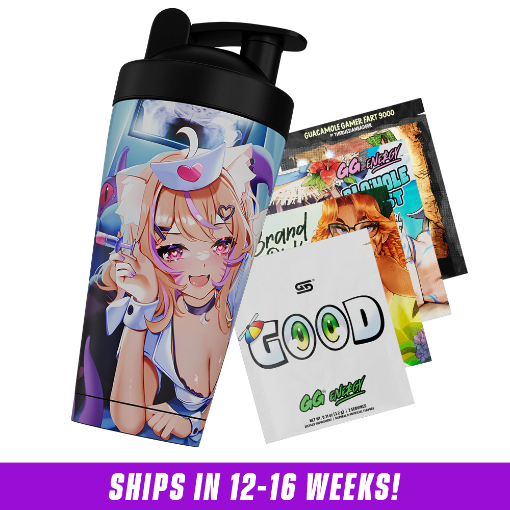 Creator Cups x SquChan: Valentine's Metal Shaker - Gamer Supps