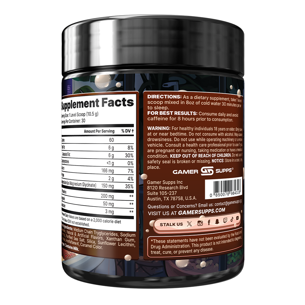 AFK+ (with Melatonin): Cinnamon Bath - 30 Servings - Gamer Supps