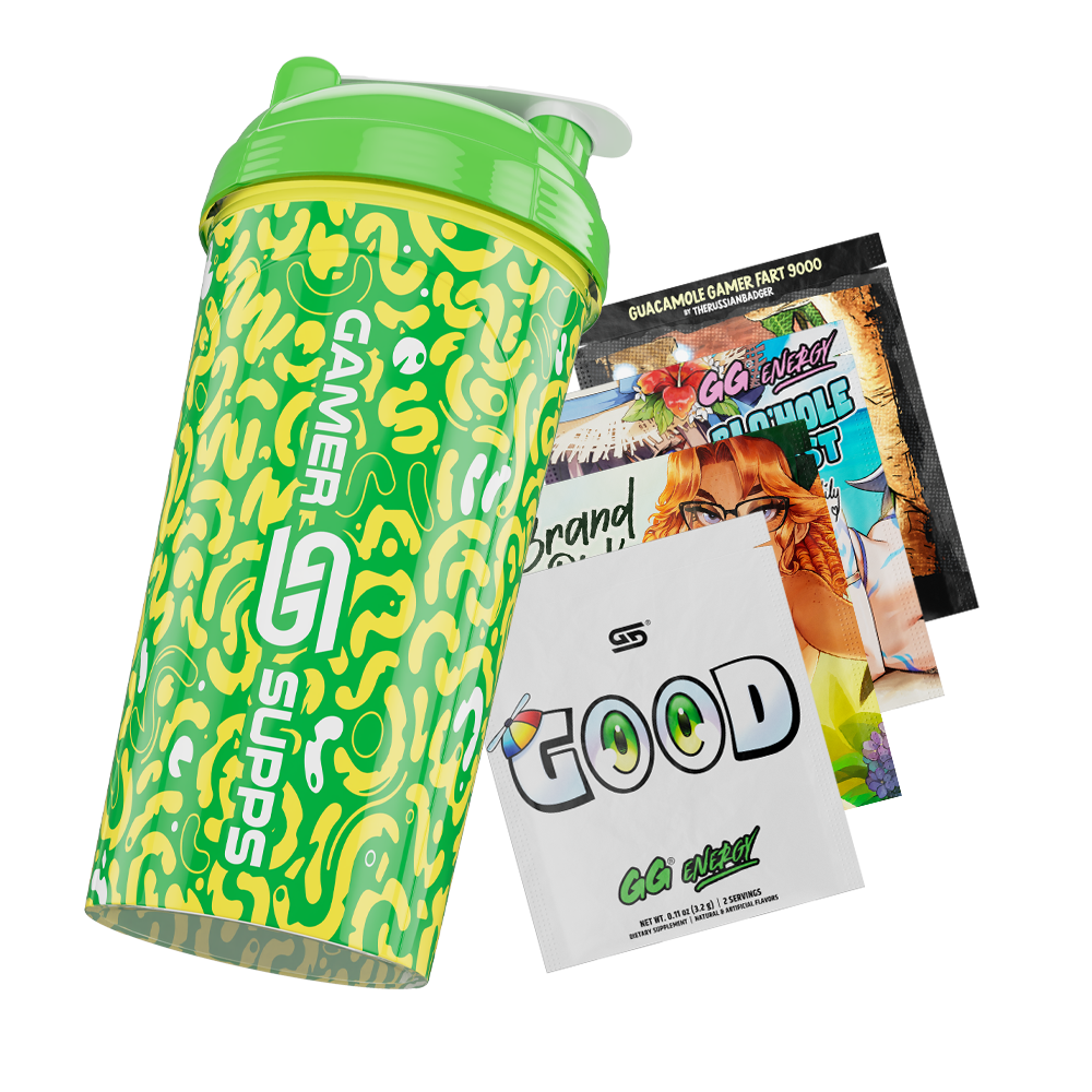 24oz All Over Print Shaker - Brazil - Gamer Supps