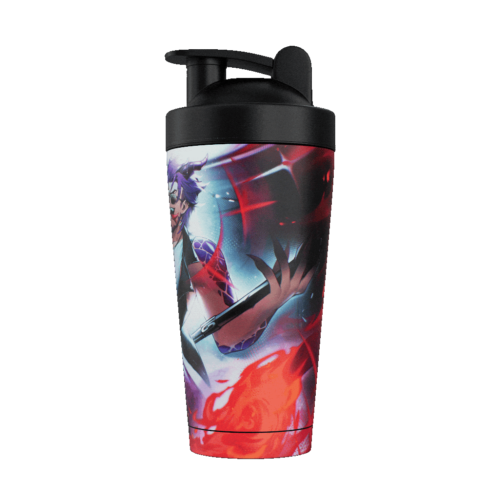 Waifu Cups x Dooley Noted: Ashen Metal Shaker - Gamer Supps