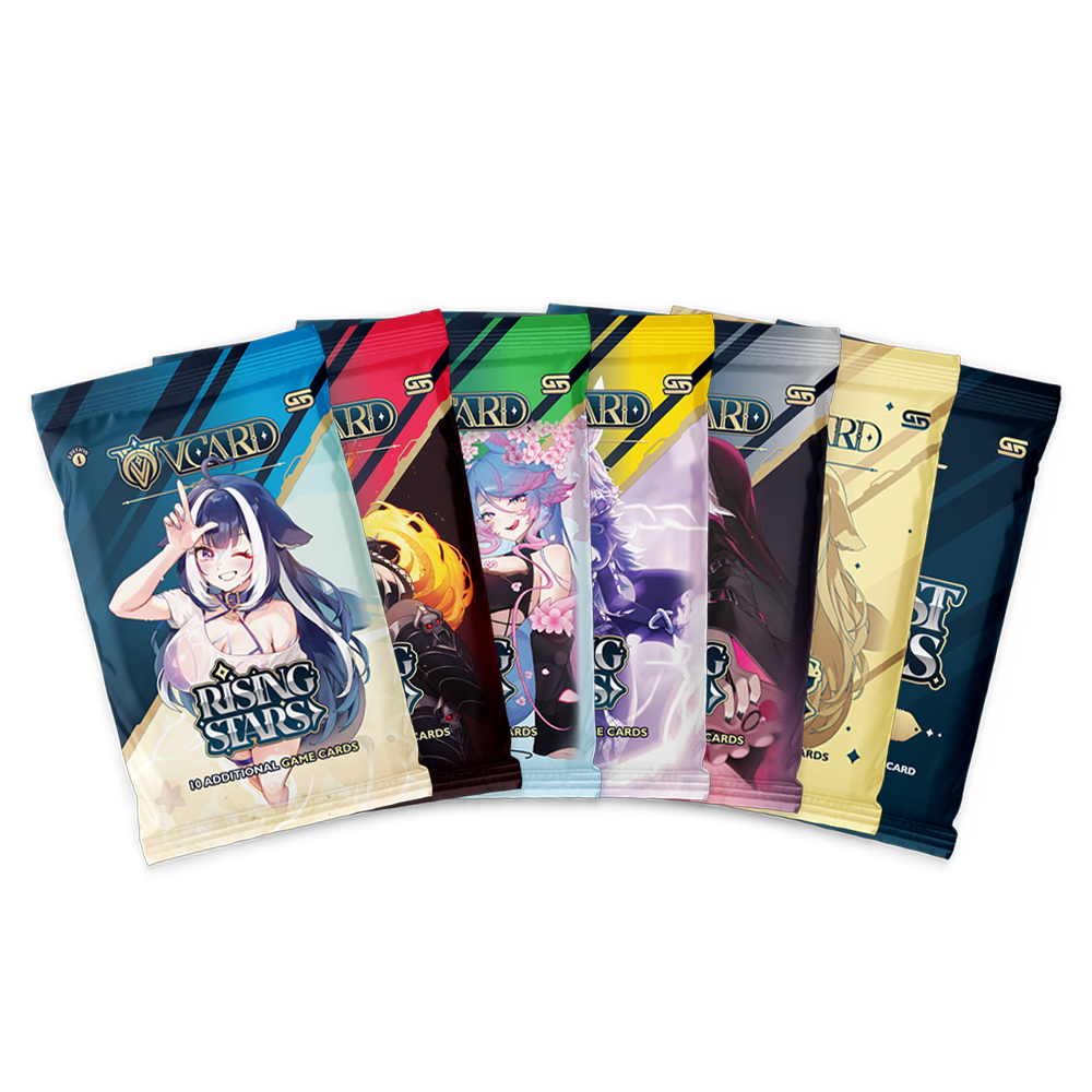 Dark blue pack with gold emblem and bold silver "Artist Series" text, labeled "Box Topper" with edition number 1.