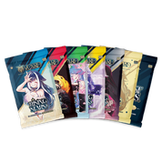 Dark blue pack with gold emblem and bold silver "Artist Series" text, labeled "Box Topper" with edition number 1.