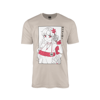 Waifu Shirt S4.9: Shell Phone - S / Sand